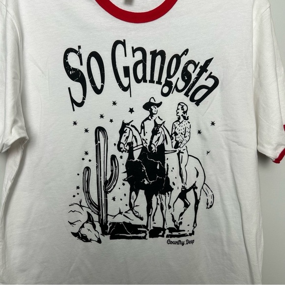 So Gangsta Cowboy Graphic Tee - Picture 5 of 6